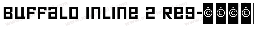 Buffalo Inline 2 Reg字体转换